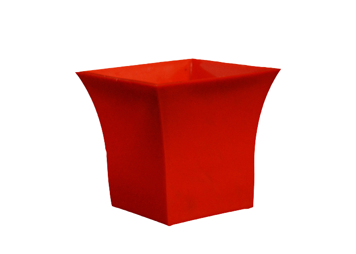 Ruby Square Pot 9.5"