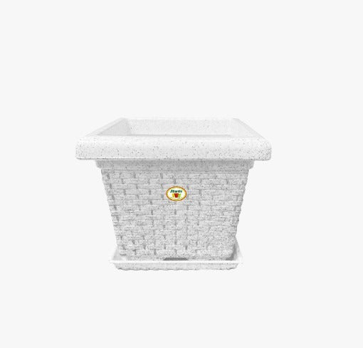 Florida Square Planter 10"